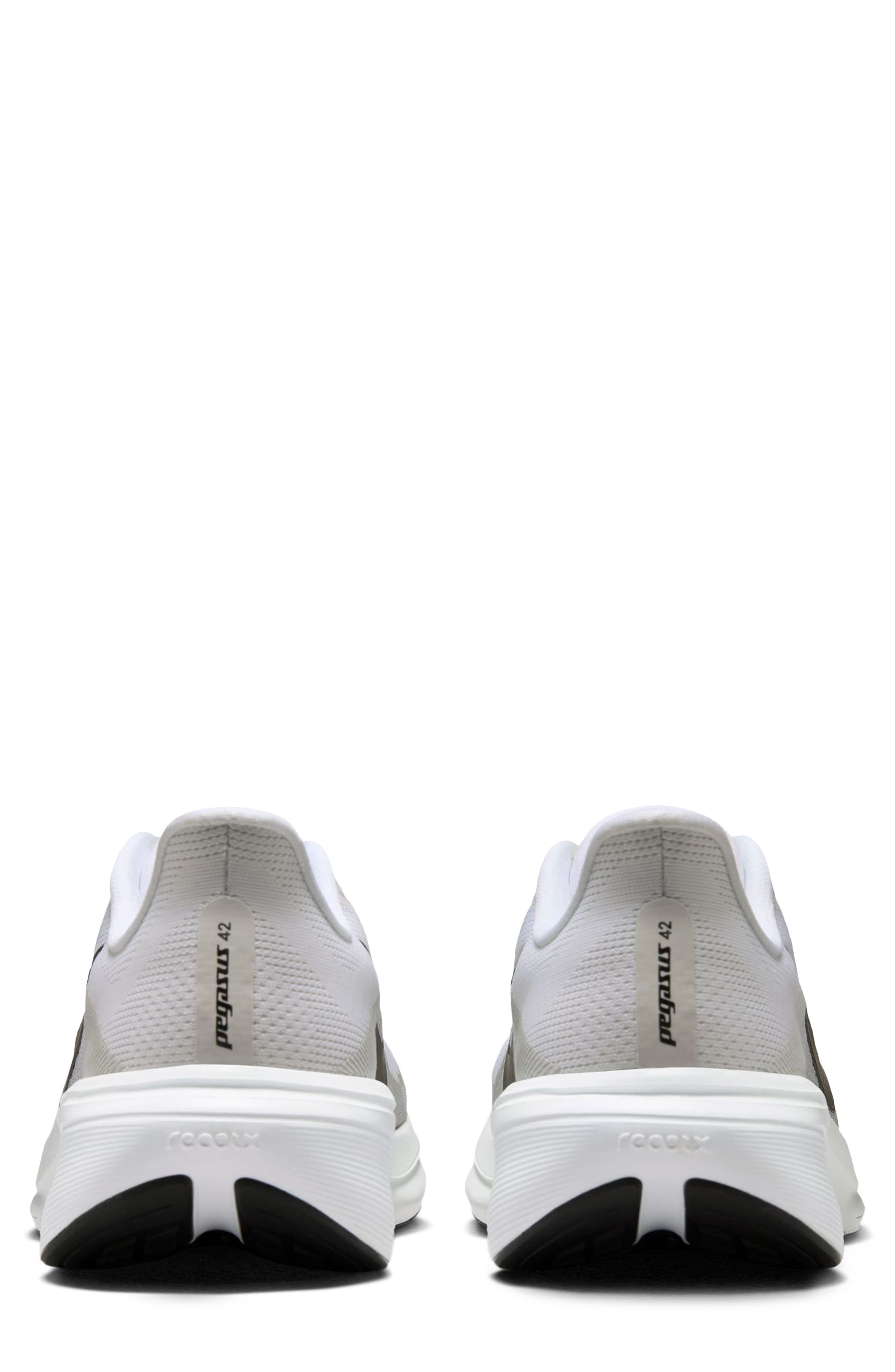 Nike Pegasus 42 Running Shoe, Alternate, color, White/Black