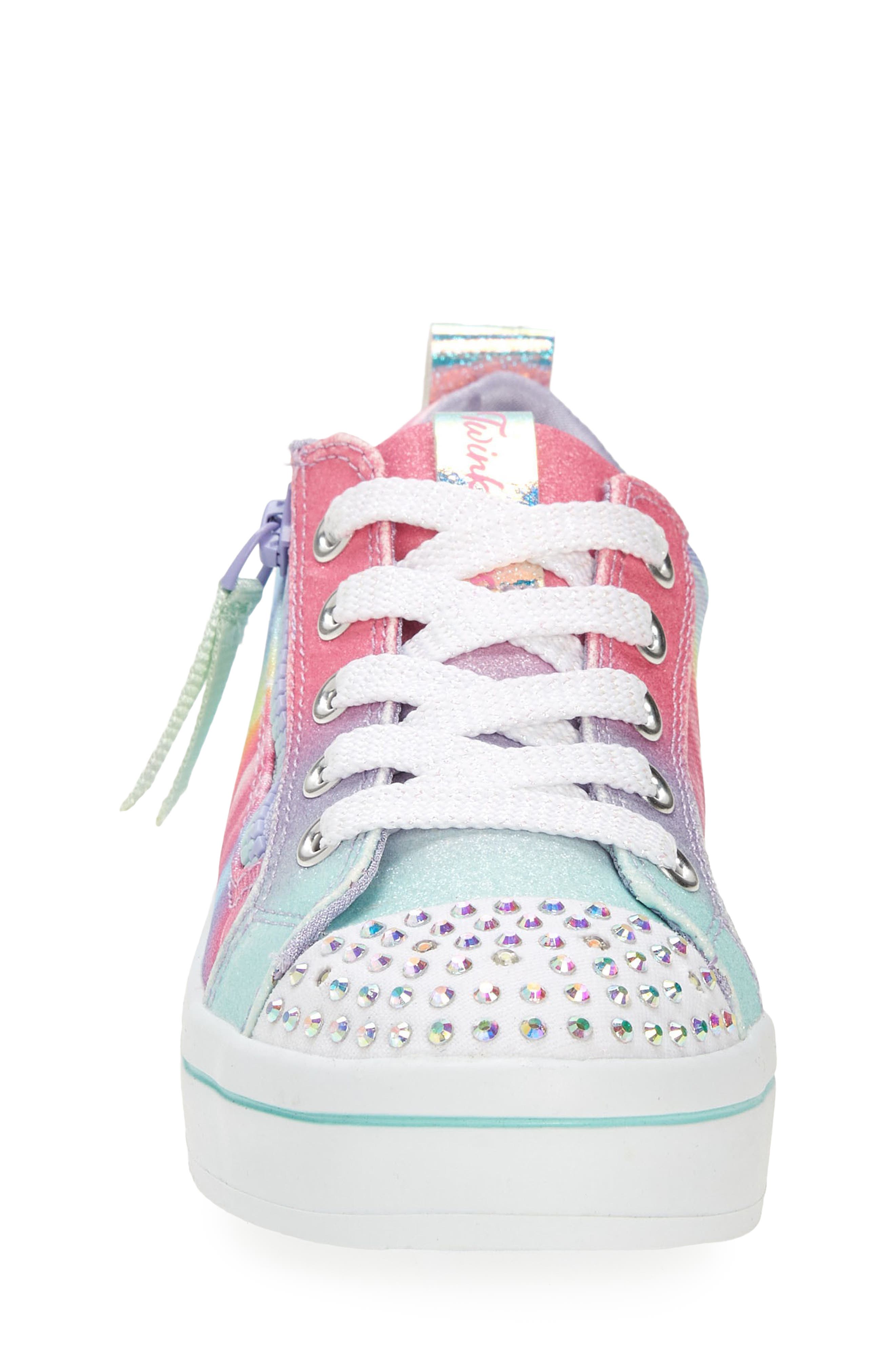 SKECHERS Twi-Lites Low Top Sneaker, Alternate, color, 