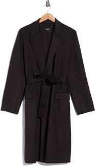 Theory Wool & Cashmere Belted Coat