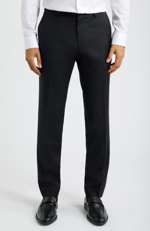 Genius Slim Fit Wool Suit Pants