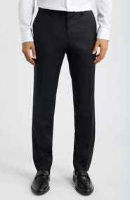 BOSS Genius Slim Fit Wool Suit Pants