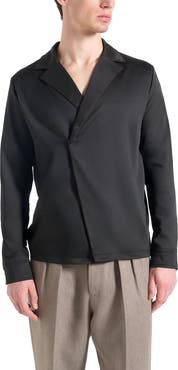 Manière De Voir Alban Satin Double Breasted Shirt