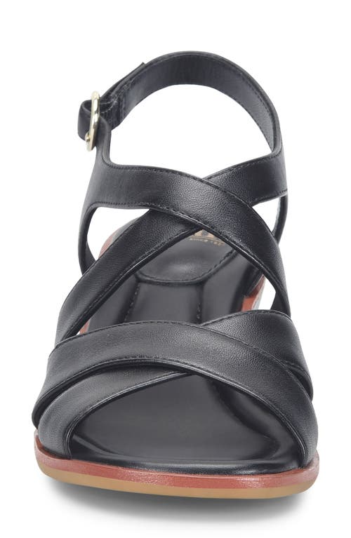 Söfft Gigi Slingback Wedge Sandal In Black