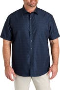Synrgy by DXL Big & Tall Microfiber Abstract Print Sport Shirt