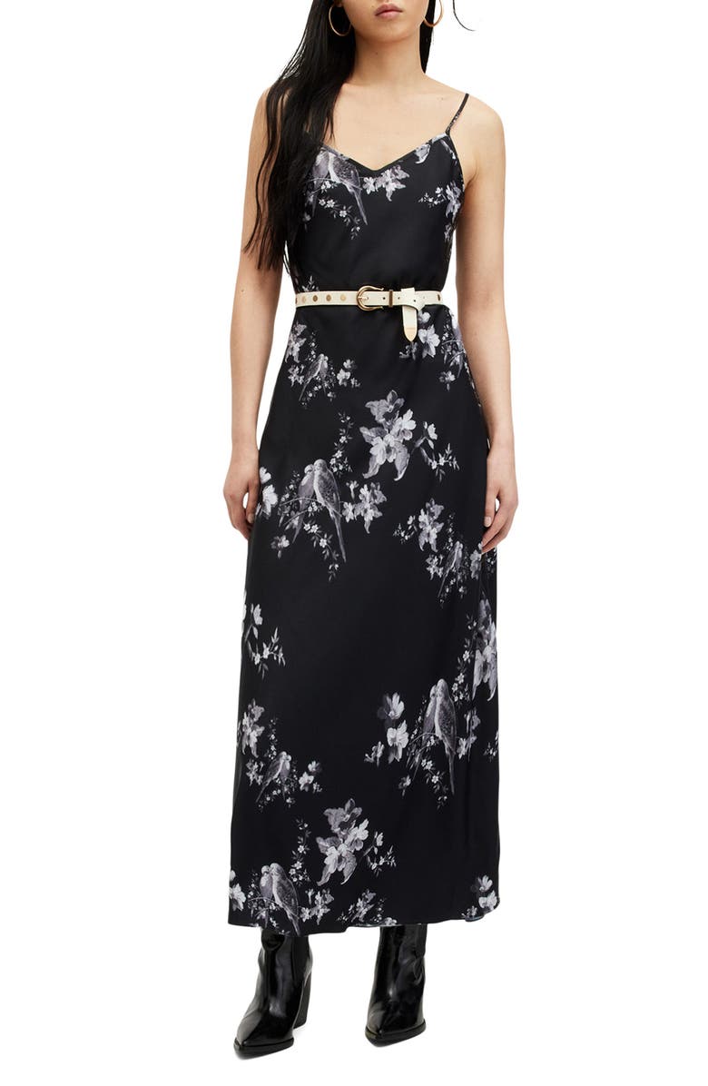 AllSaints Bryony Iona Floral Maxi Dress, Alternate, color, 