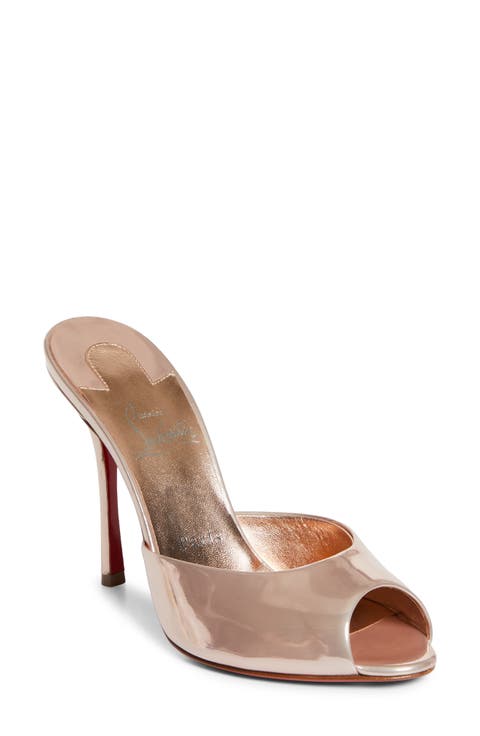 Me Dolly Peep Toe Slide Sandal (Women)