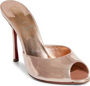 Christian Louboutin Me Dolly Peep Toe Slide Sandal