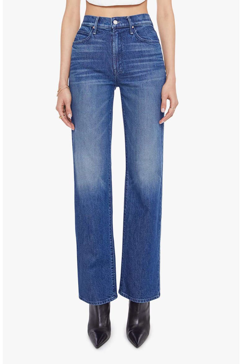 The Kick High Waist Straight Leg Jeans, Main, color, WHICH IS WITCH