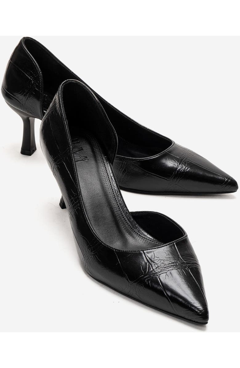 Prologue Shoes Arel Pointed Toe Pump, Main, color, Black Print