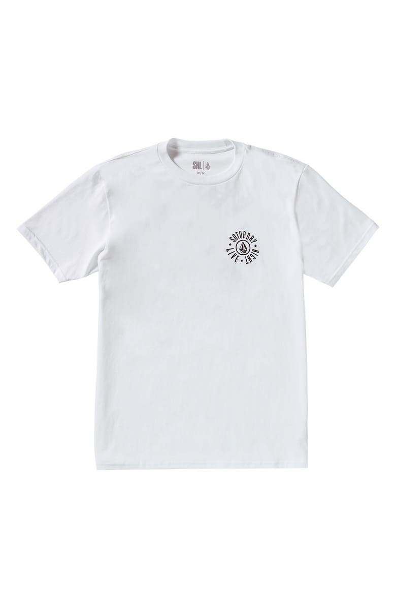 Volcom x SNL Crewneck Cotton Jersey T-Shirt, Main, color, 