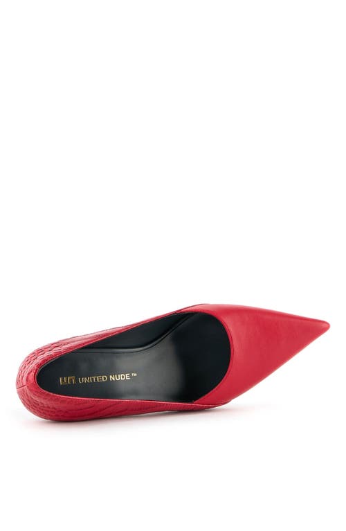 United Nude Raila Pump In Red