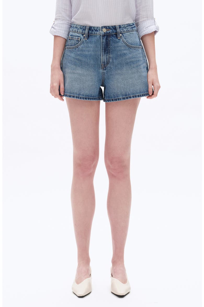 Denim Shorts, Main, color, MEDIUM BLUE