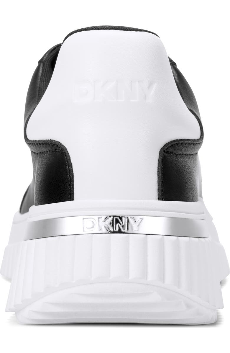 DKNY Lobeco Platform Sneaker, Alternate, color, Black/ White