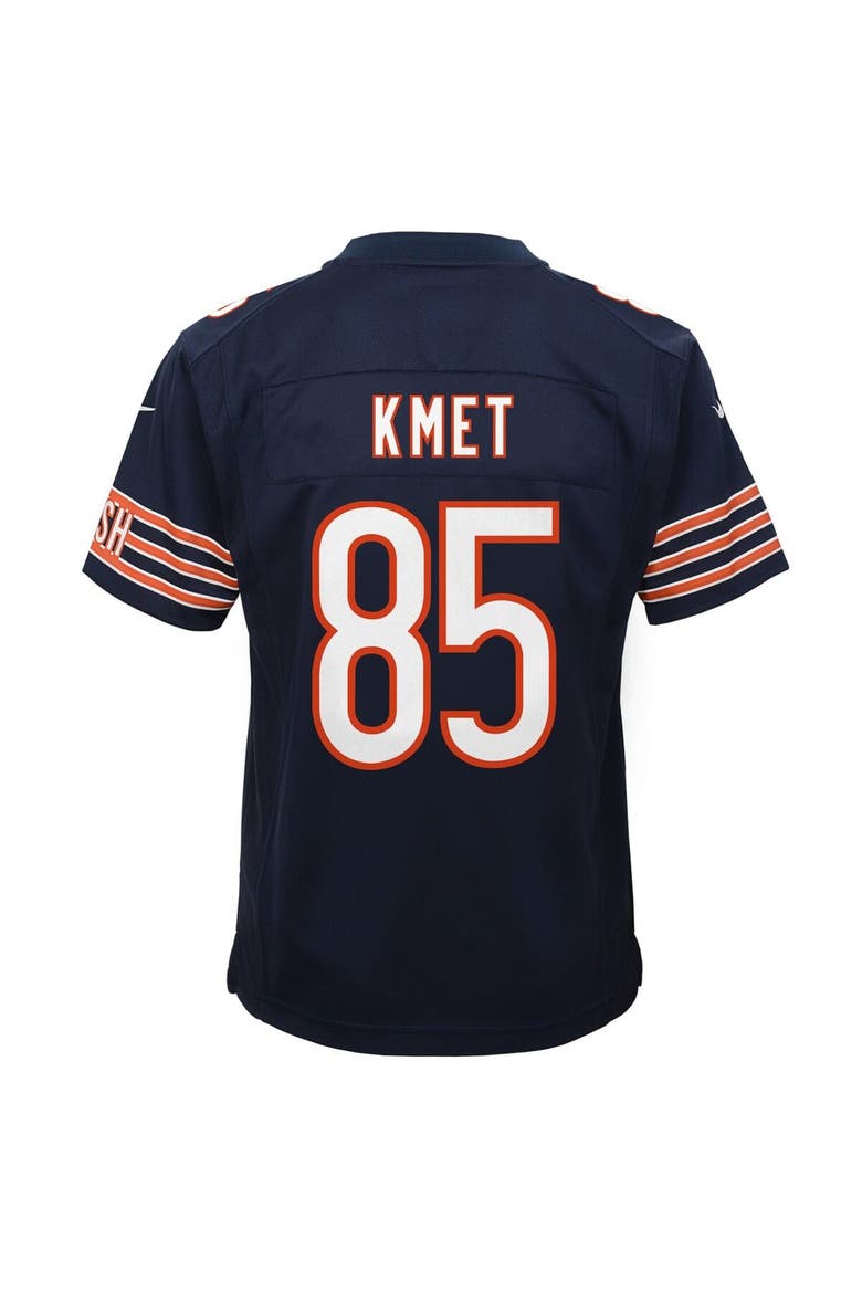 Youth Nike Cole Kmet Navy Chicago Bears Team Game Jersey, Alternate, color, Navy