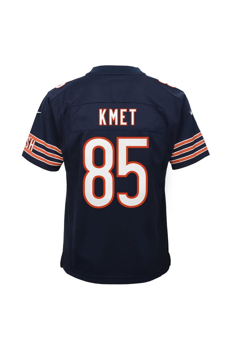 Nike Youth Nike Cole Kmet Navy Chicago Bears Team Game Jersey, Alternate, color, Navy