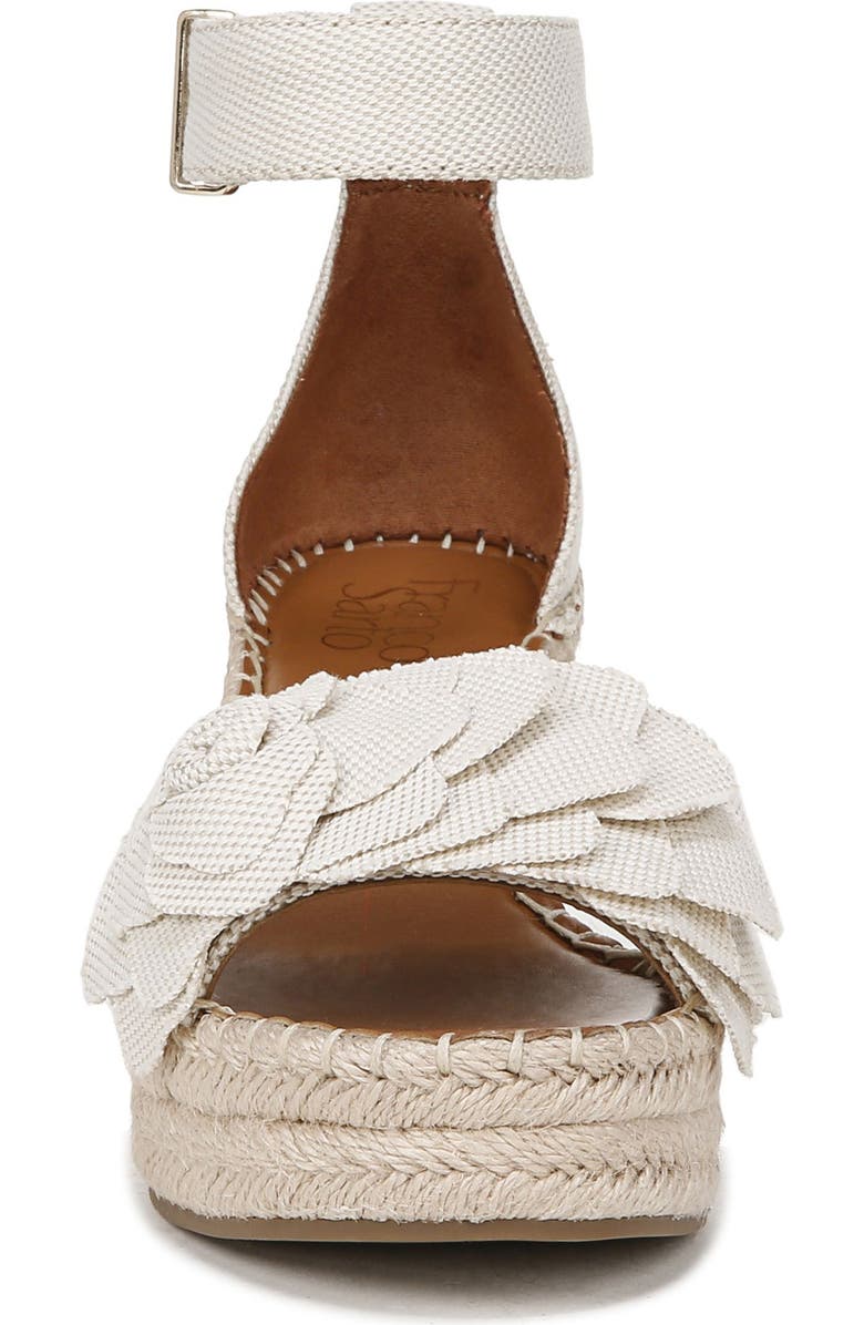 Franco Sarto Clemens Ankle Strap Platform Wedge Espadrille Sandal, Alternate, color,