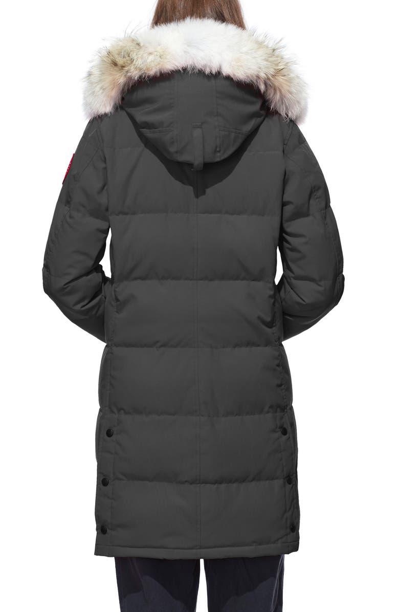 Canada Goose Shelburne Fusion Fit Genuine Coyote Fur Trim Down Parka, Alternate, color, 