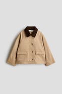 H&M Corduroy-collar Utility Jacket