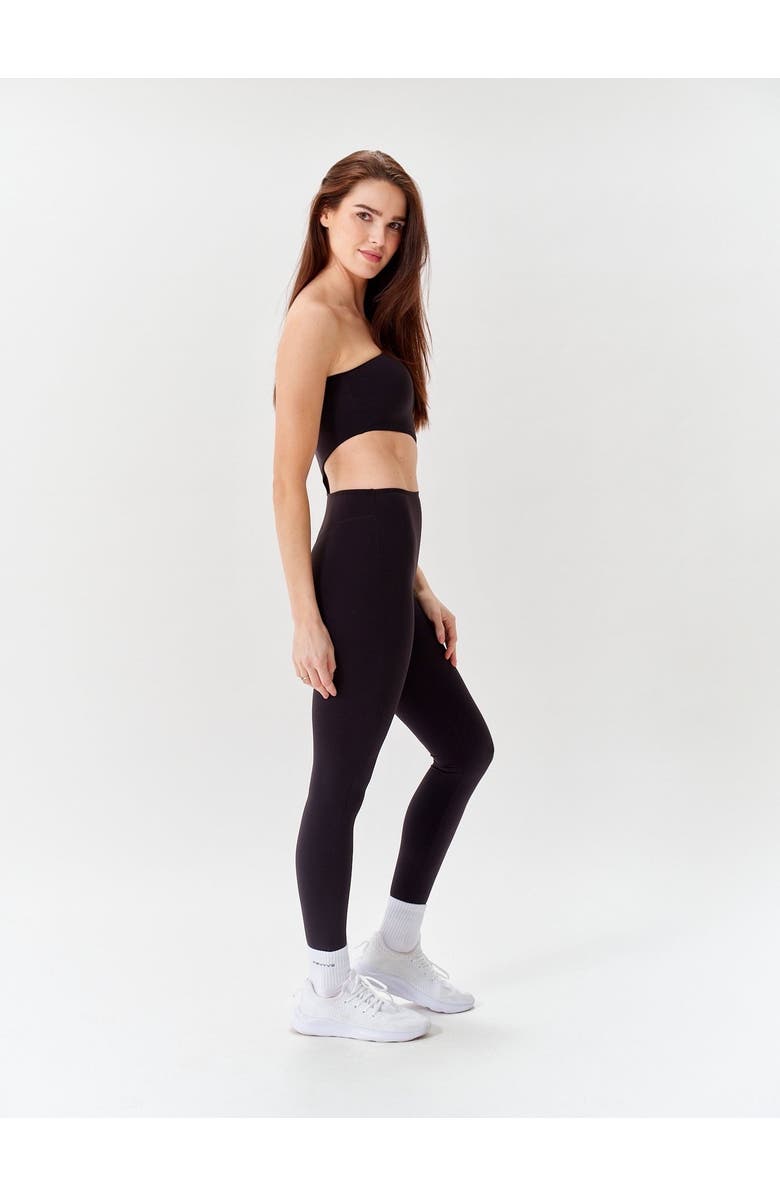 REVYVE ACTIVE Off-Shoulder Jumpsuit, Alternate, color, Black