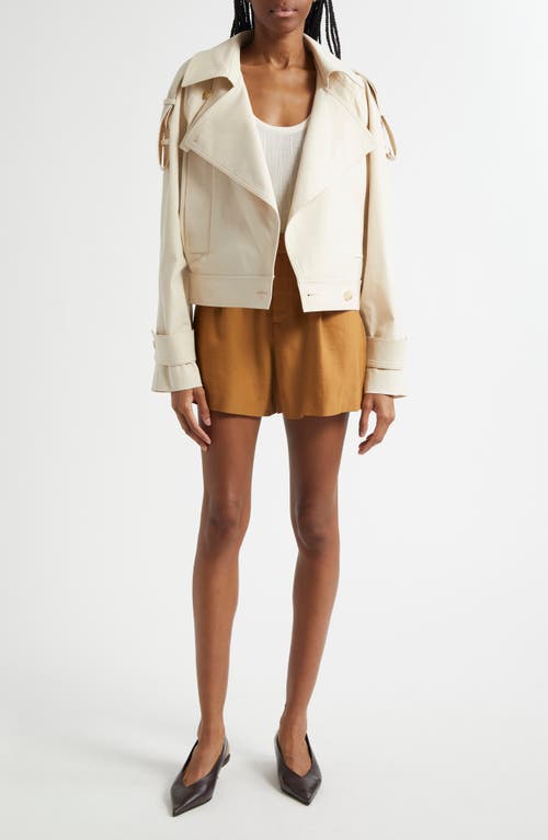 A.l.c Miles Oversized Stretch Cotton Jacket In Light Lime