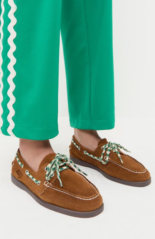 Loeffler Randall Franco Boat Shoe In Brown