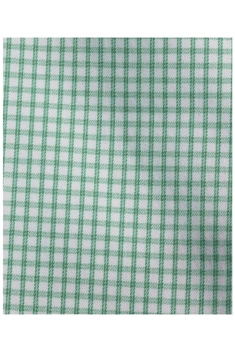 Traditional Fit Short Sleeve Travel Kit Shirt, Alternate, color, Simply Green/Blue Micro Plaid