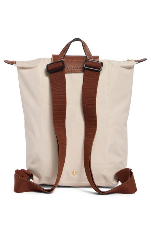 Longchamp Medium Le Pliage Backpack In White