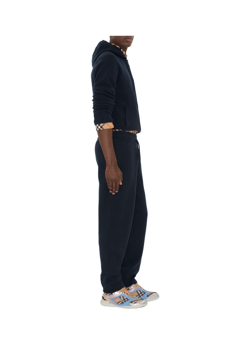 Cashmere Blend Jogging Pants, Alternate, color, Navy