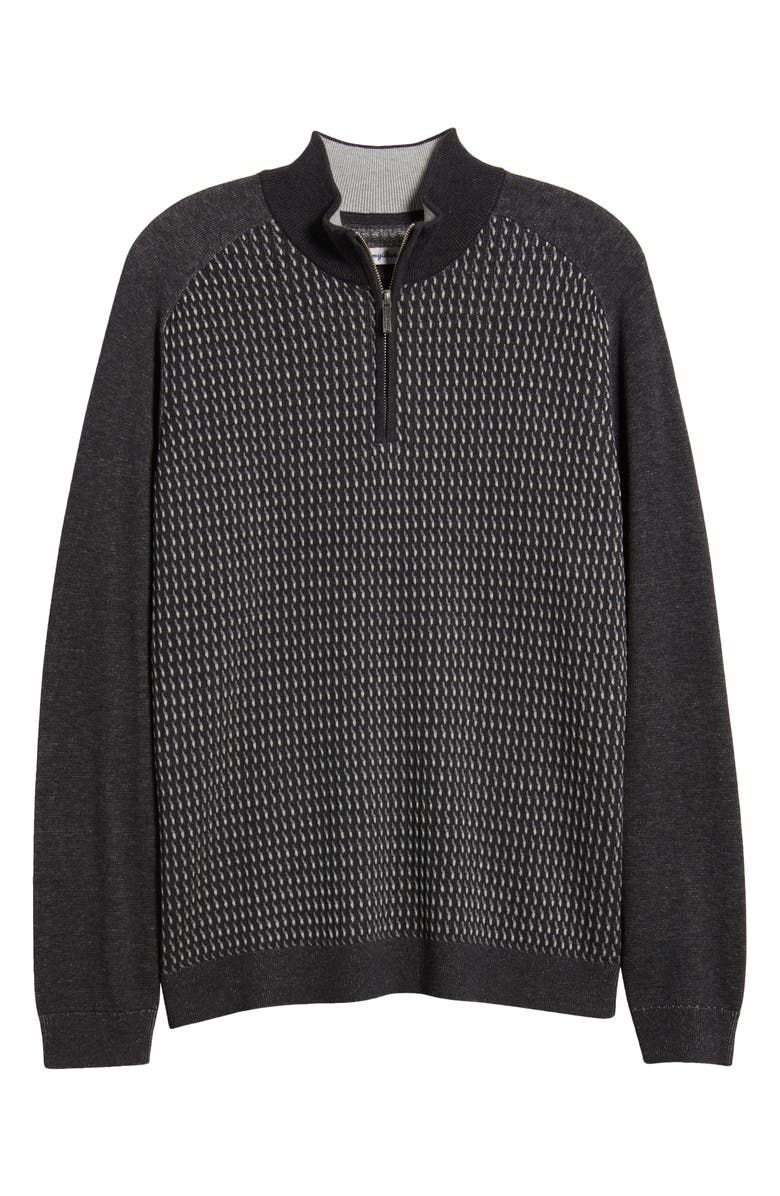 Tommy Bahama Coastal Shores Quarter Zip Sweater, Alternate, color, 