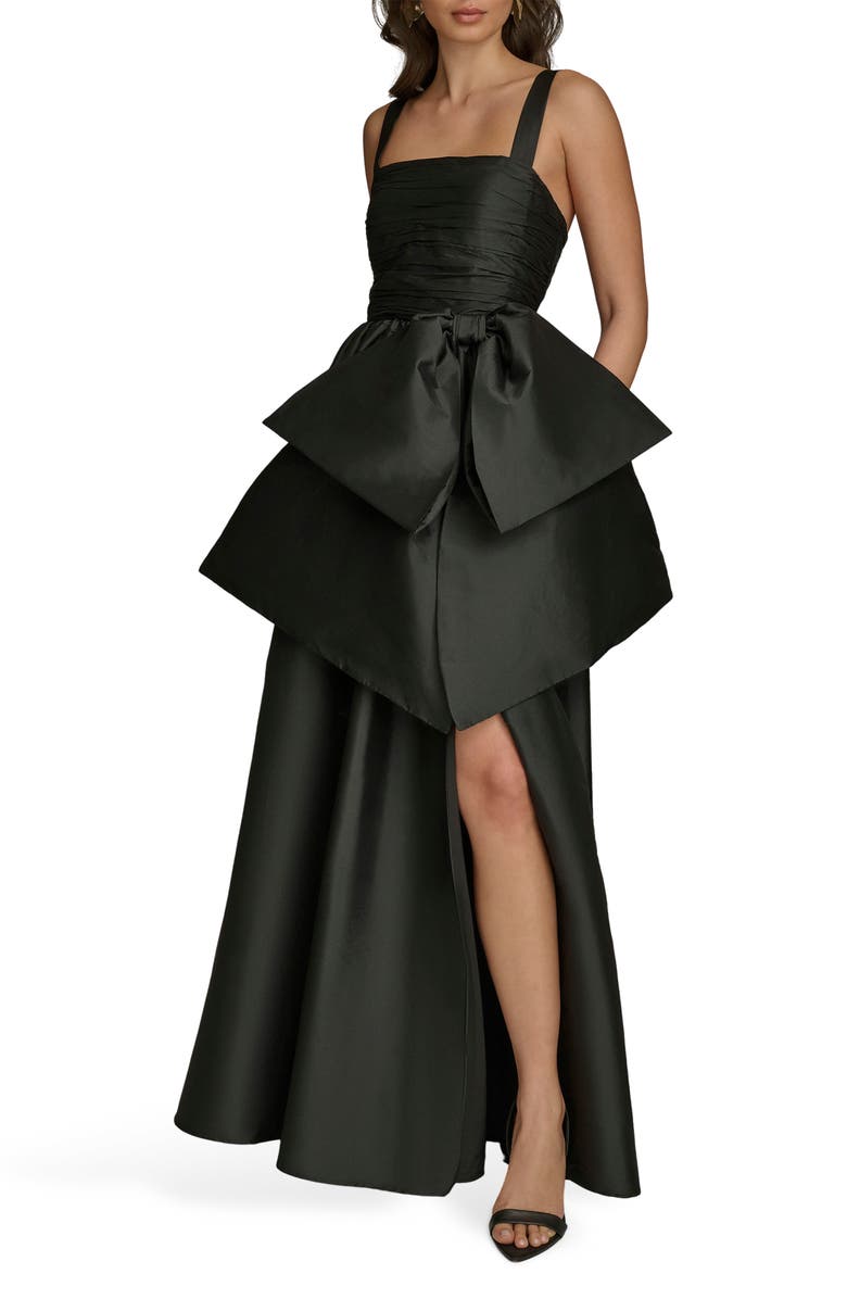 Donna Karan New York Bow Sleeveless Gown, Main, color,