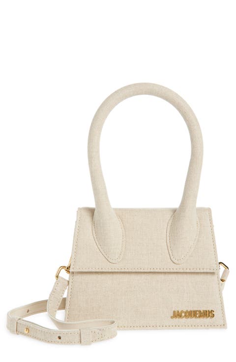 Le Chiquito Moyen Leather Top Handle Bag