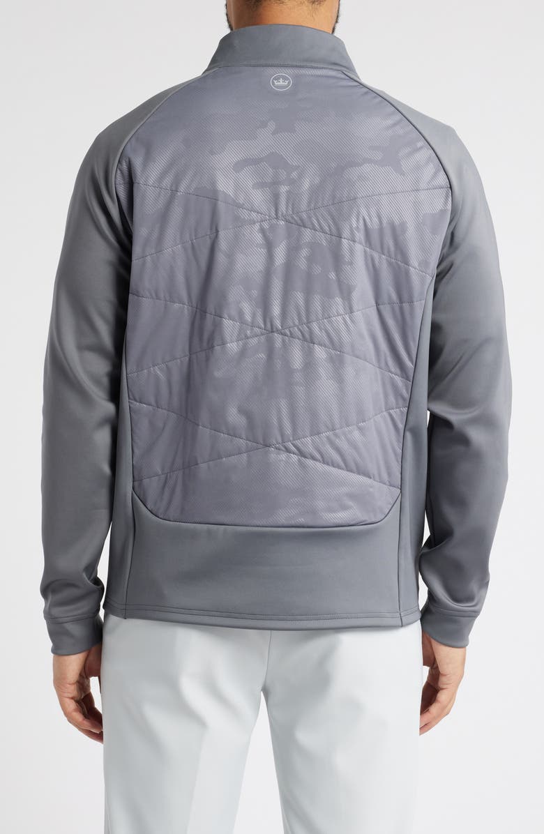 Peter Millar Merge Water Resistant Hybrid Jacket, Alternate, color, Iron