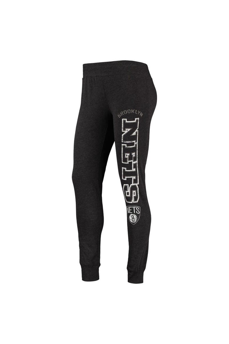 Women's Concepts Sport Black Brooklyn Nets Hoodie & Pants Sleep Set, Alternate, color, Black