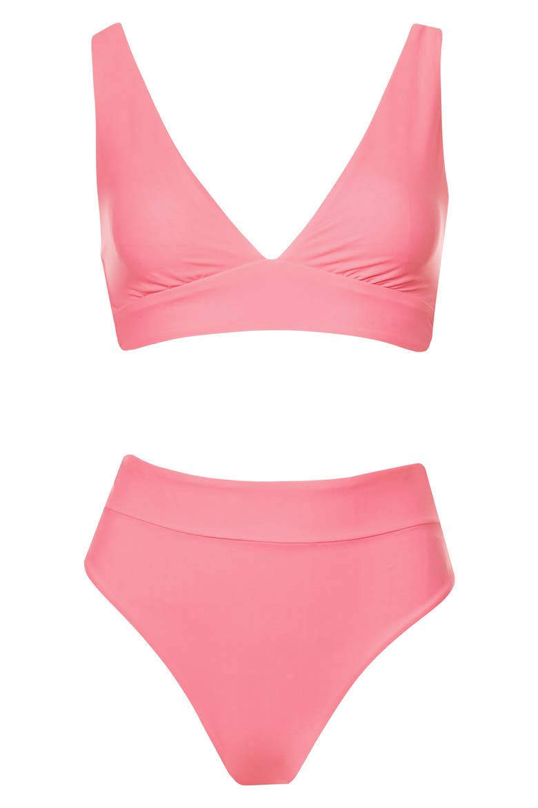 Pink Suzy Q Reversible Bikini Bottoms, Alternate, color, PINK