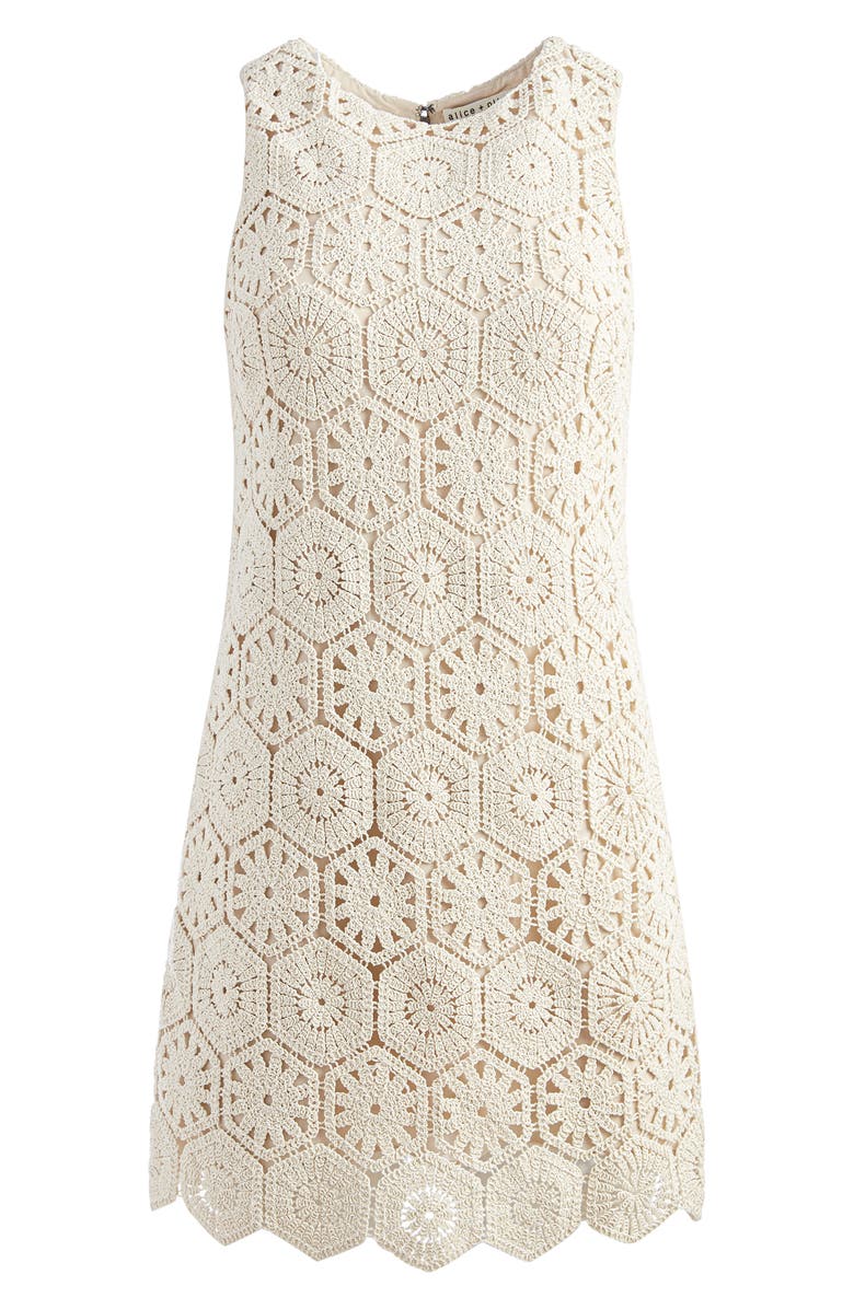 Alice + Olivia Clyde Sleeveless Minidress, Alternate, color, 