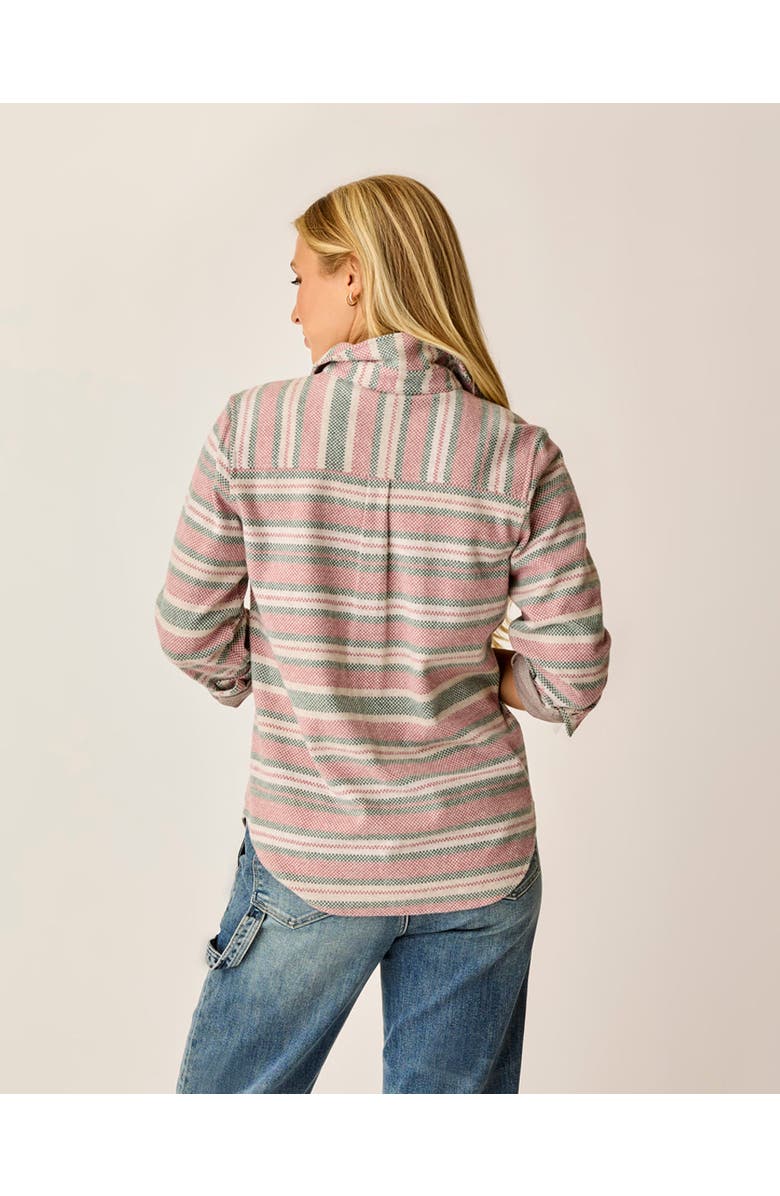 Carve Designs Fairbanks Supersoft Shirt, Alternate, color, Bistro Block Stripe
