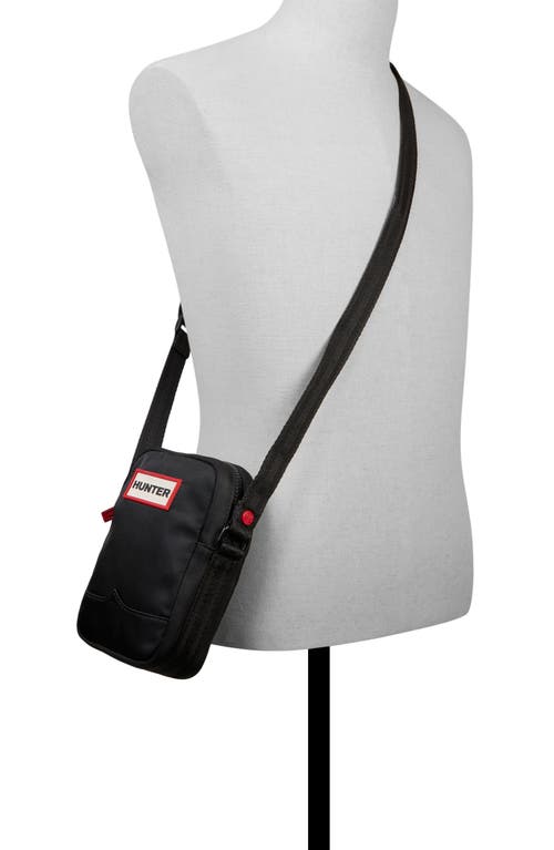 Hunter Transfer Crossbody Bag In Black