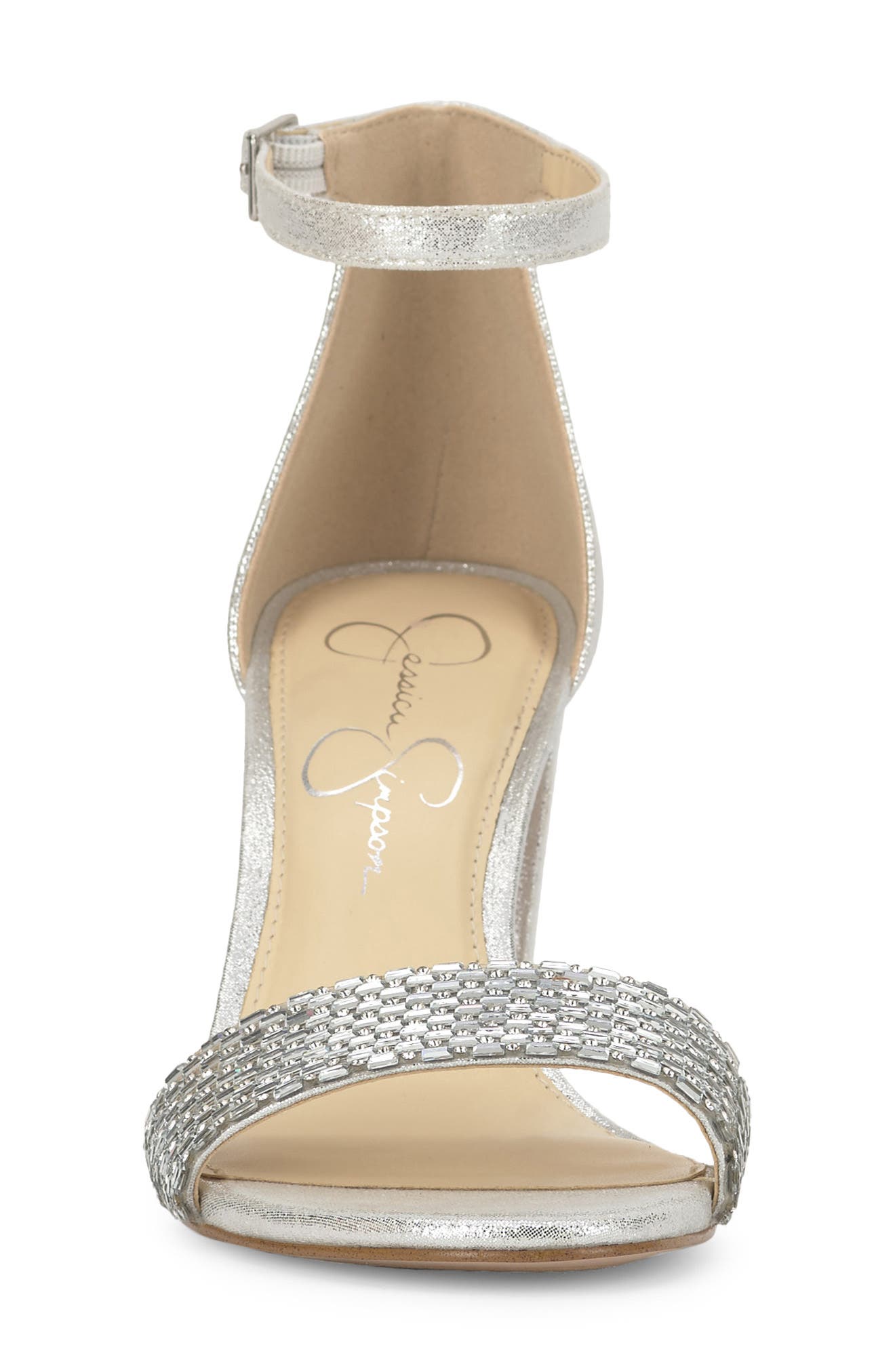Jessica Simpson Sahino Sandal, Alternate, color, Silver