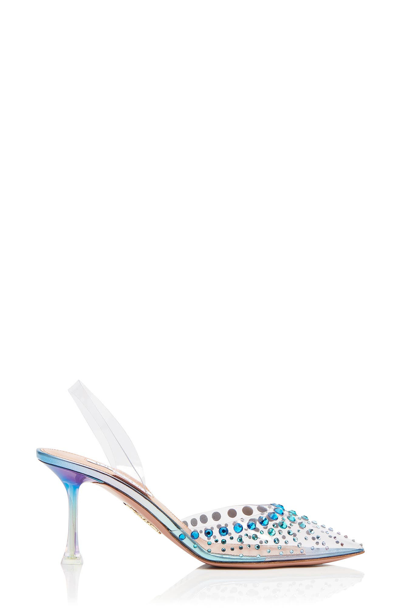Aquazzura Starburst Slingback Pump, Alternate, color, 