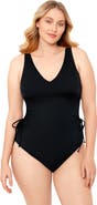 S3 Cinched Adjustable One Piece Swimsuit