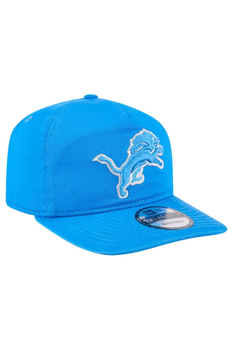 Men's New Era  Blue Detroit Lions Team 19TWENTY Adjustable Hat, Alternate, color, Blue