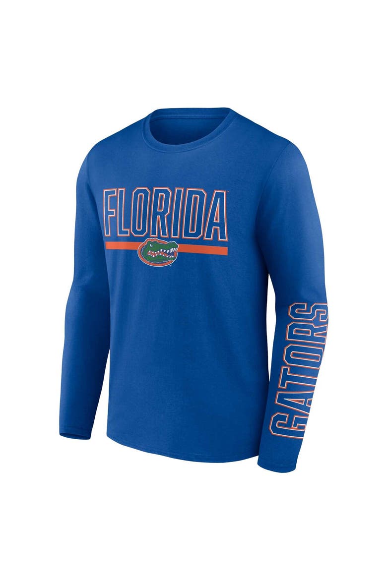 Men's Profile Royal Florida Gators Big & Tall Two-Hit Graphic Long Sleeve T-Shirt, Alternate, color, Royal