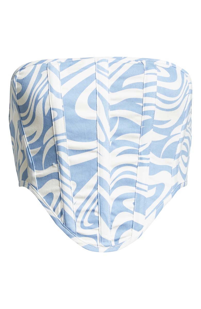 BY.DYLN Ivan Bustier Strapless Crop Top, Alternate, color,