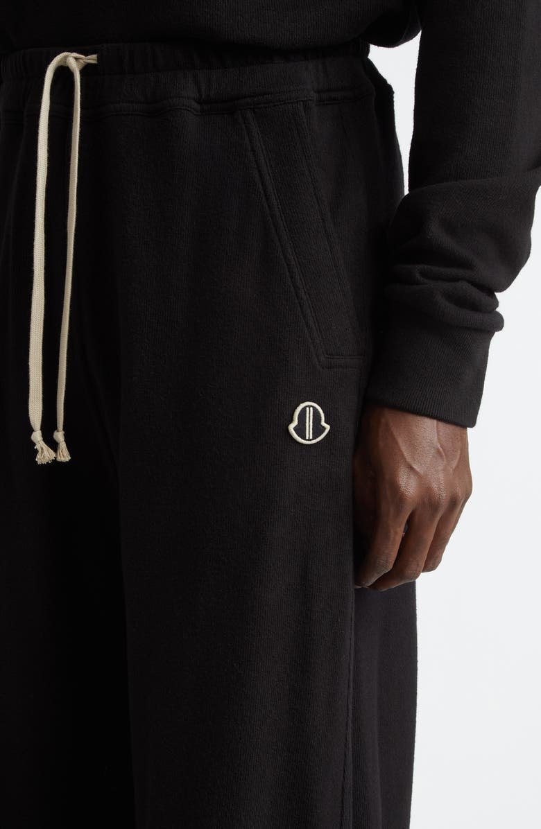 Moncler x Rick Owens Belas Wide Leg Cotton Sweatpants | Nordstrom