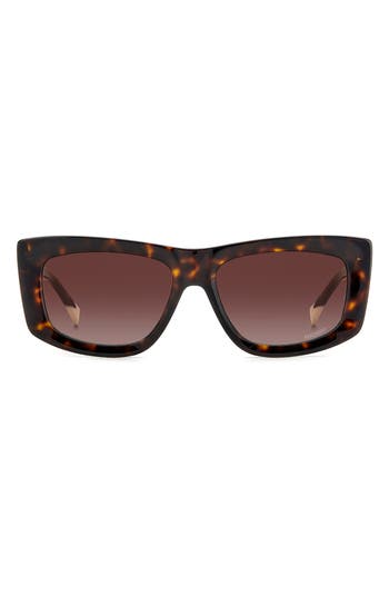 Missoni 60mm Gradient Rectangular Sunglasses In Brown