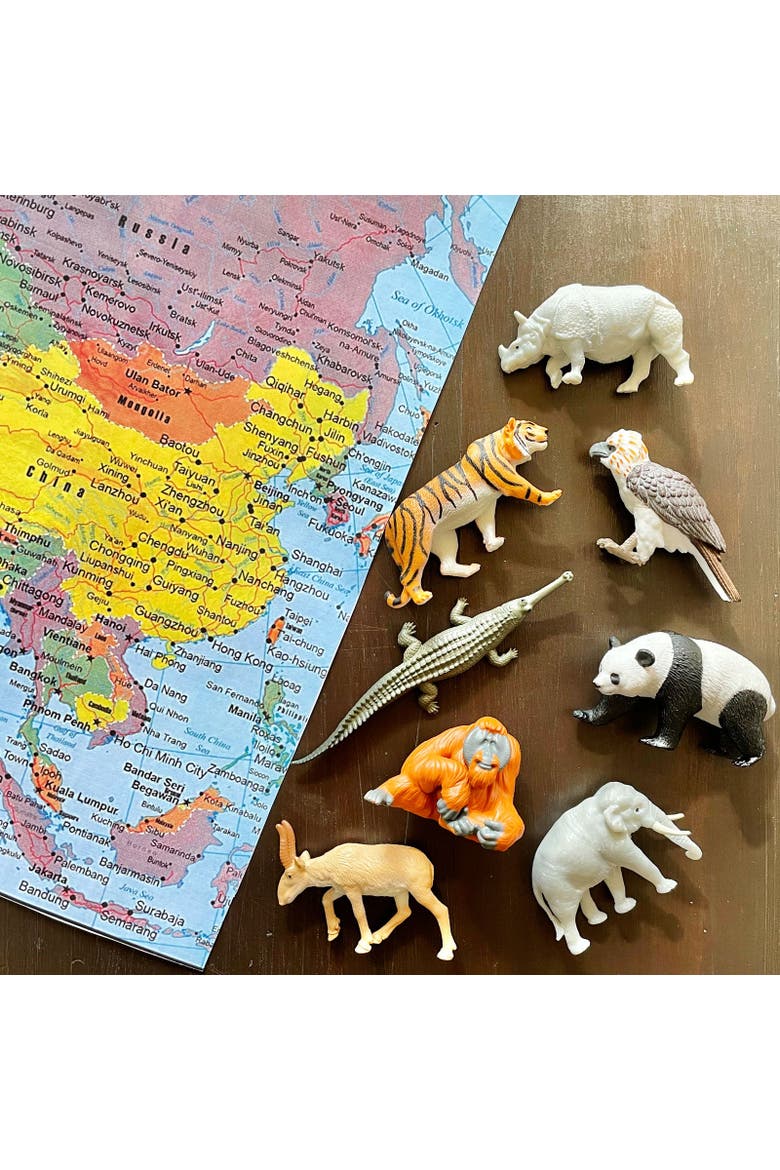 Asian Animals Toy, Alternate, color, No Color