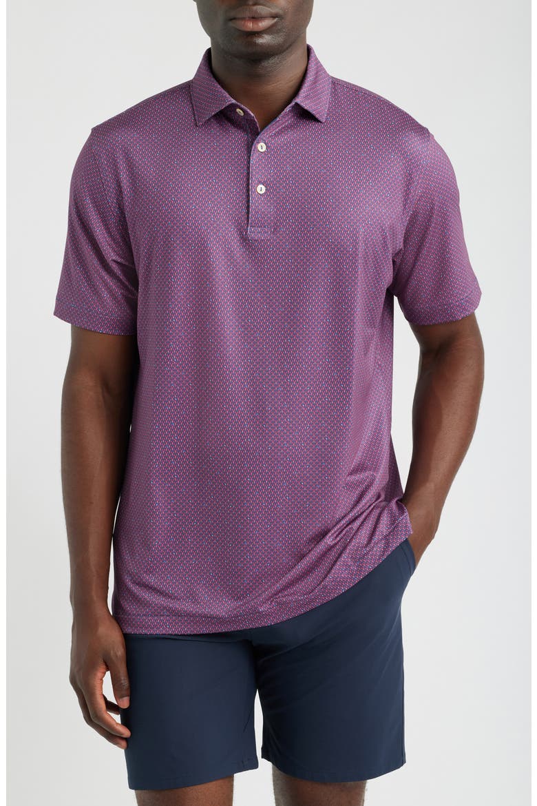 Lobster Boil Performance Jersey Polo, Main, color, BALI BLUE