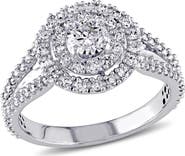 Julianna B. Diamond Double Halo Ring 14k