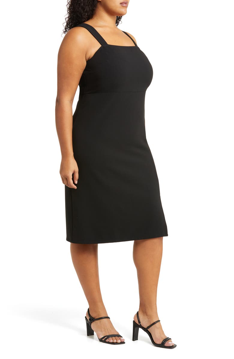 Chelsea28 Square Neck Midi Dress, Alternate, color,