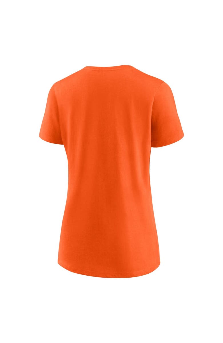 PROFILE Women's Fanatics Branded Orange Baltimore Orioles 2023 Postseason Locker Room Scoop Neck T-Shirt, Alternate, color, 